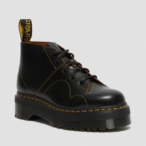 Dr Martens church platform monkey boots